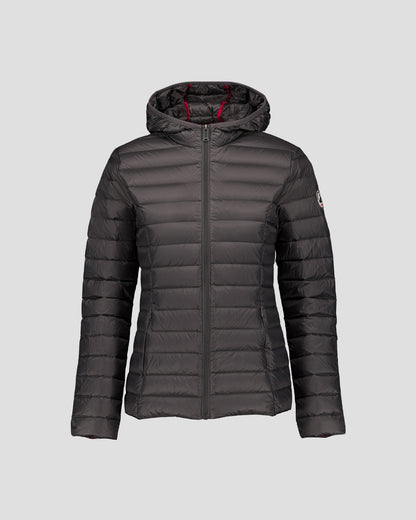 Doudoune légère à capuche Anthracite Cloe
