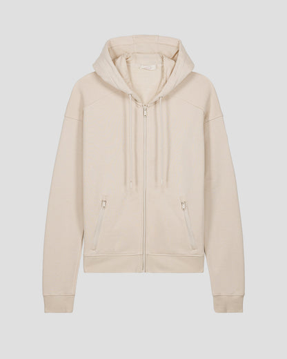 Veste zippée en molleton Sable Leda