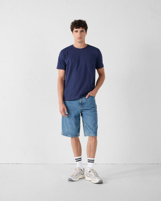 T-Shirt à col rond Marine Petro