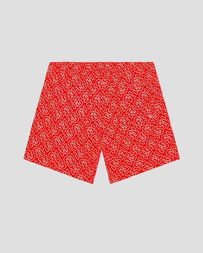 Maillot de bain Mono rouge feu Niolon monogram