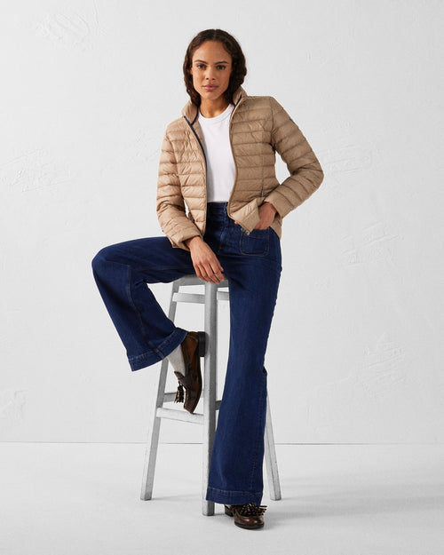 Doudoune légère Beige Cha