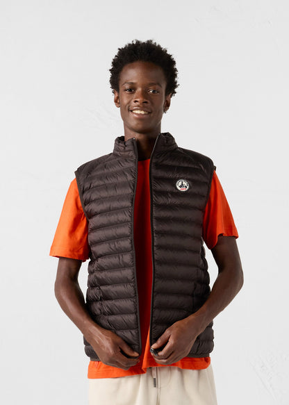 Doudoune sans manches Café noir Tom