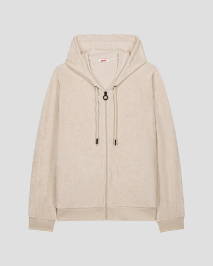 Veste zippée éponge à capuche Sable Mojave