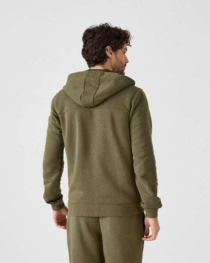Veste zippée en coton Army Hector