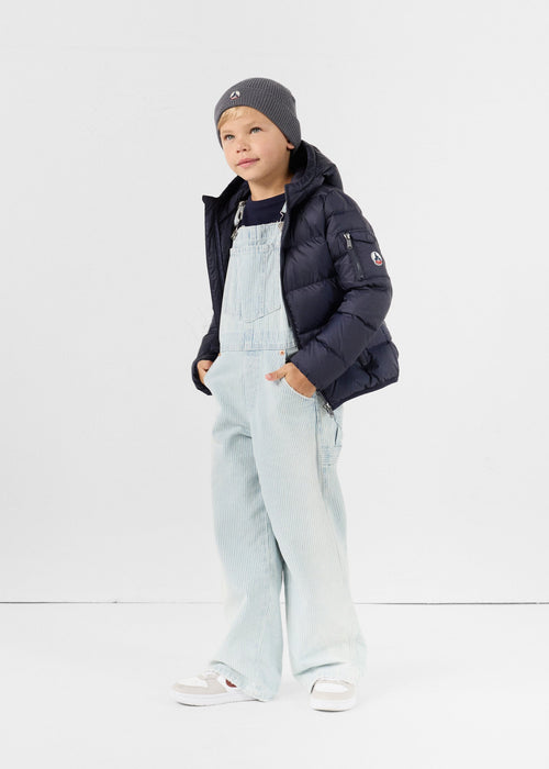 Doudoune enfant à capuche Grand Froid Marine Kazan