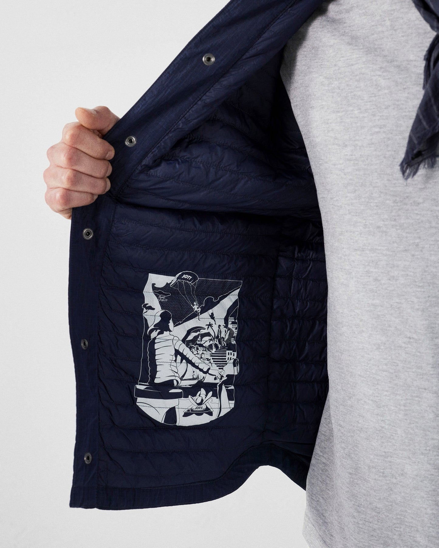 Veste surchemise Ultralight Marine Jeremy