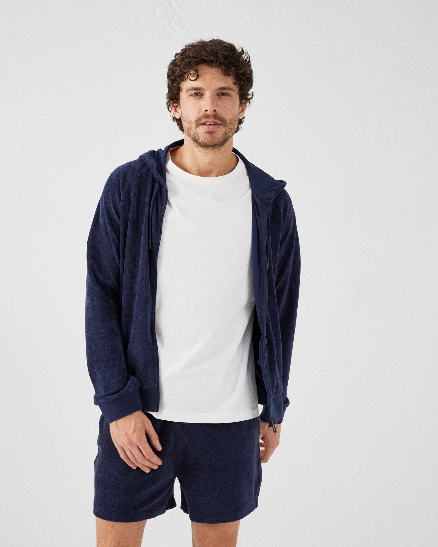 Veste zippée éponge à capuche Marine Mojave