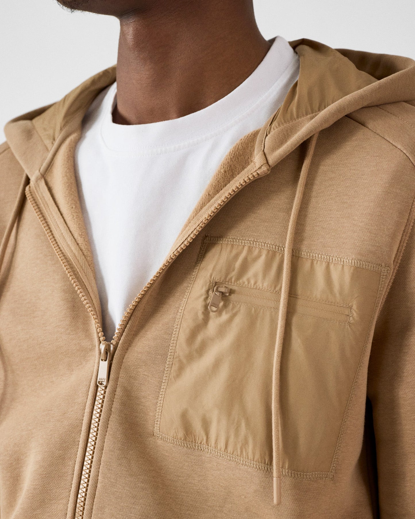 Veste zippée en coton Fauve Hector