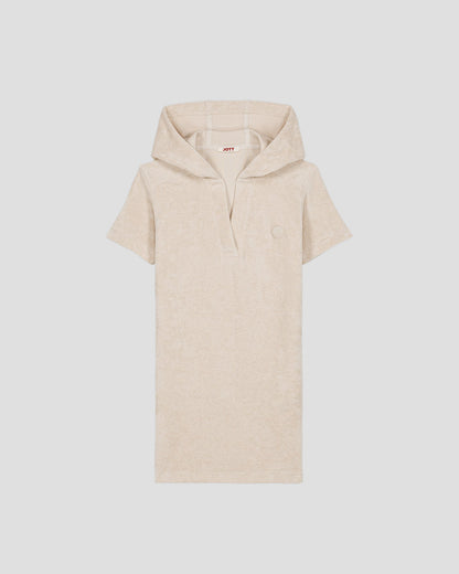 Robe éponge à capuche Sable enfant Flamingo