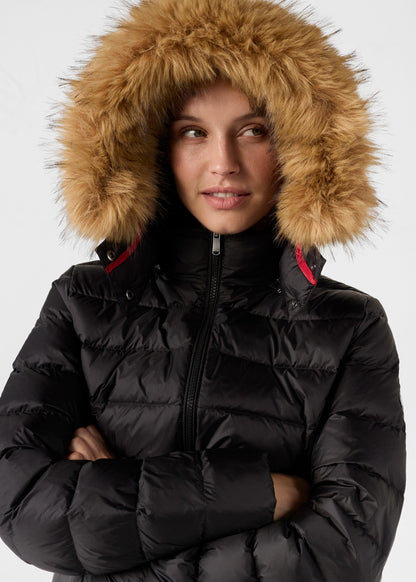 Doudoune à capuche Grand Froid Noir Luxe
