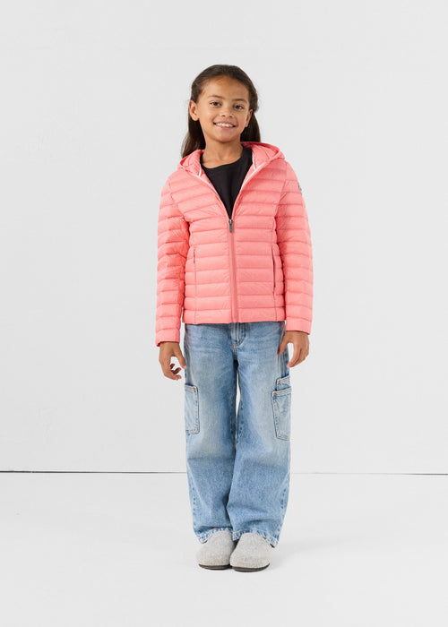 Doudoune légère à capuche enfant Vibrant pink Carla