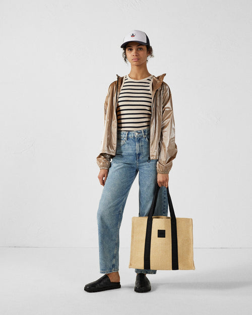 Totebag en raffia Naturel Danika