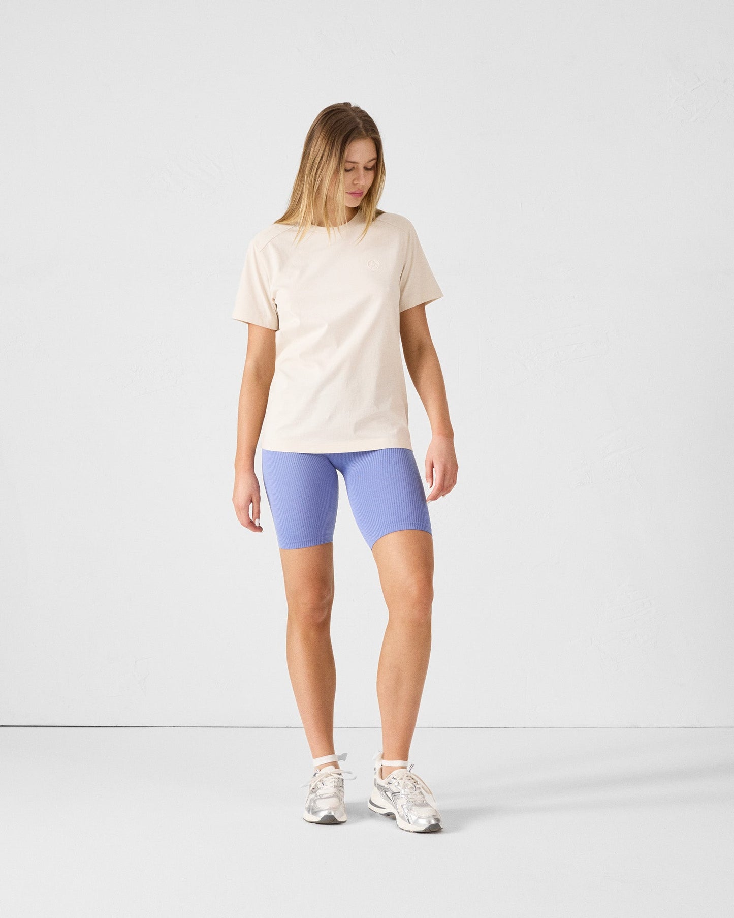 T-shirt col rond en coton Sable Espar