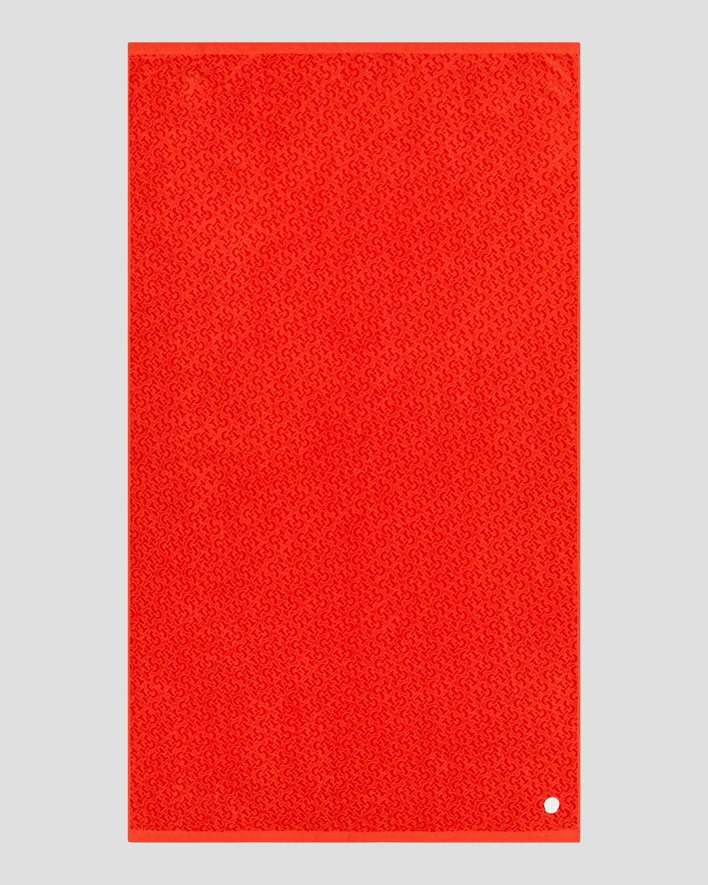 Serviette de plage en éponge Rouge feu Noam