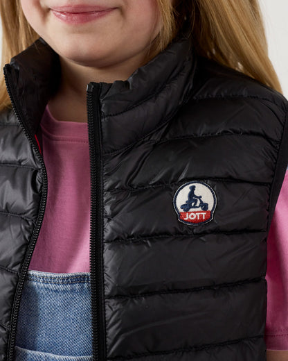 Doudoune sans manches enfant Noir Zoe