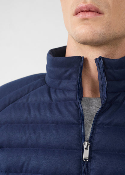 Doudoune effet laine Marine Matai