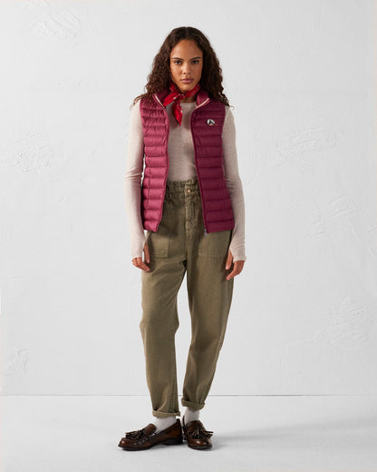 Doudoune légère sans manches Prune Seda