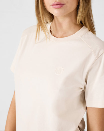 T-shirt col rond en coton Sable Espar