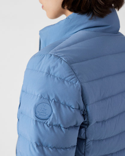 Doudoune stretch légère Bleu délavé Maia
