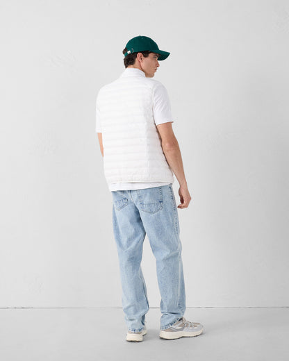 Doudoune sans manches Blanc Tom