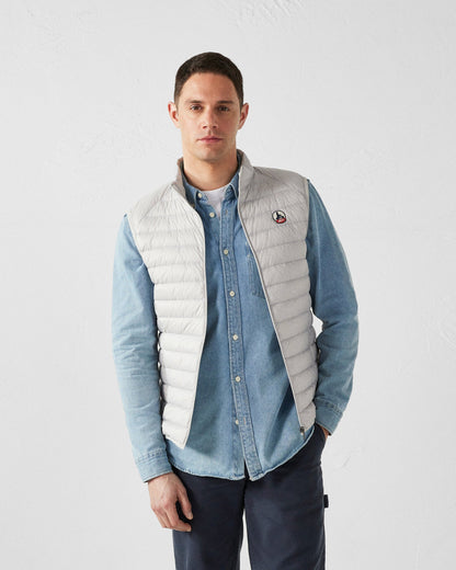 Doudoune sans manches Gris glace Tom