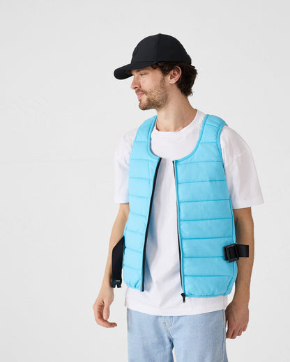 Veste de bain Bleu horizon Mitch logo