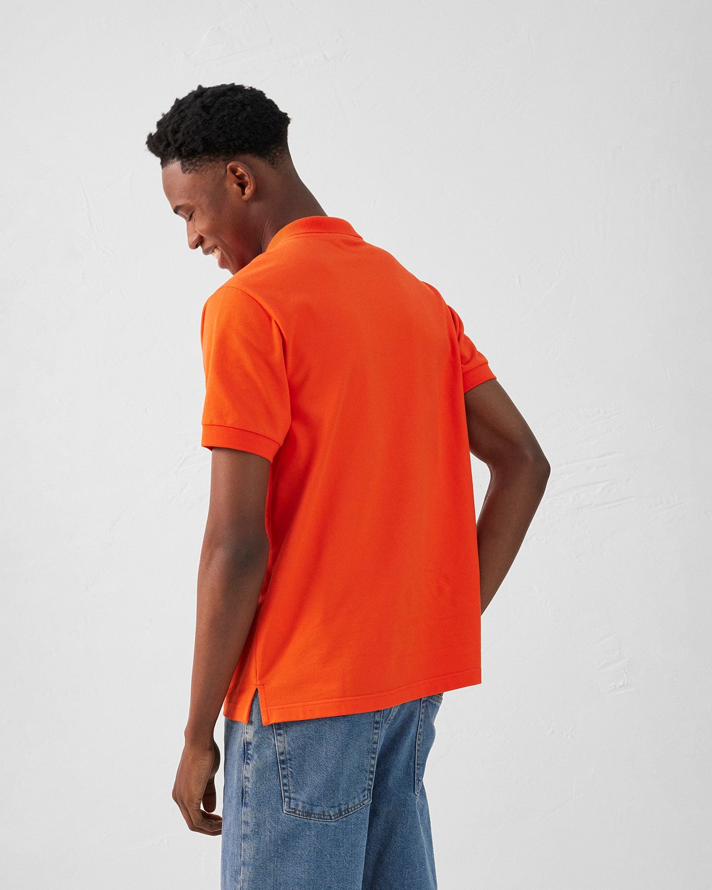 Polo en coton Rouge feu Alvaro