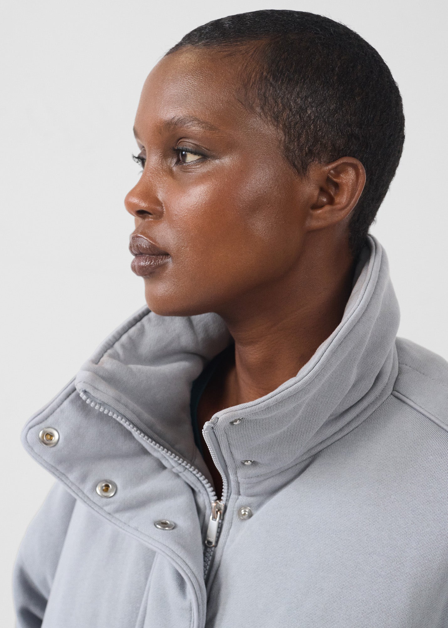 Bomber en jersey Gris souris Dory