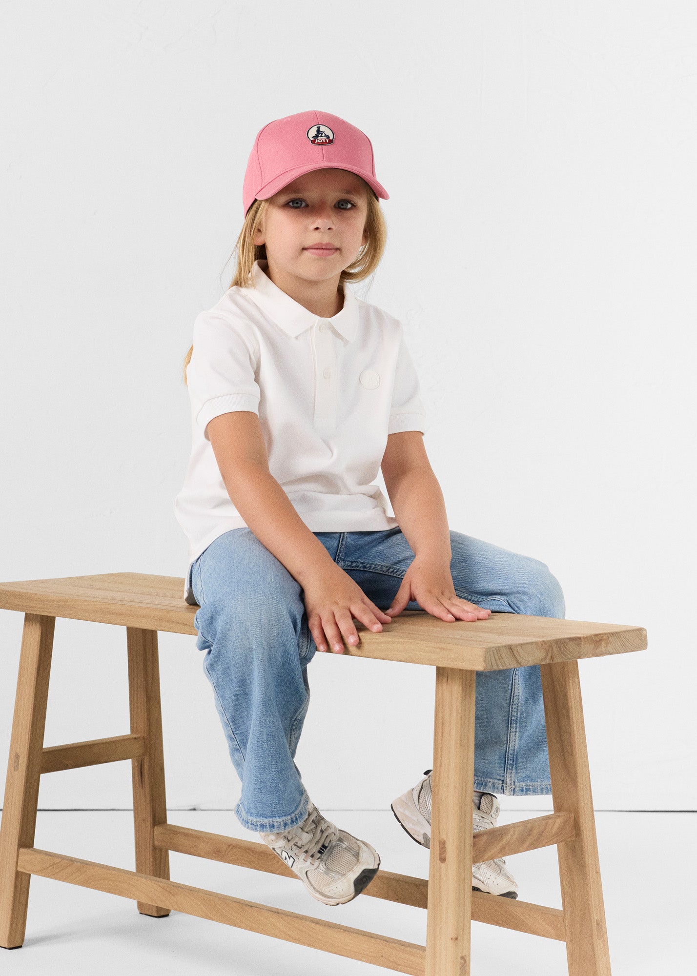 Polo enfant Blanc Enzo