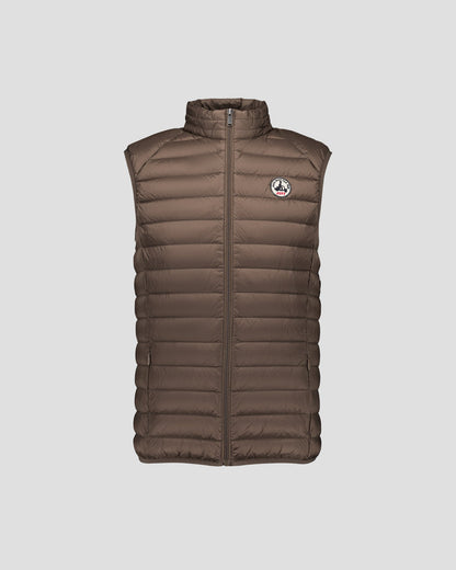 Doudoune sans manches Taupe Tom