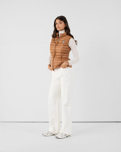 Doudoune légère sans manches Sucre roux Seda