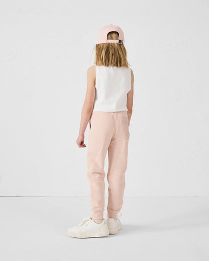Pantalon de sport enfant en coton Pêche clair Matchu 2.0
