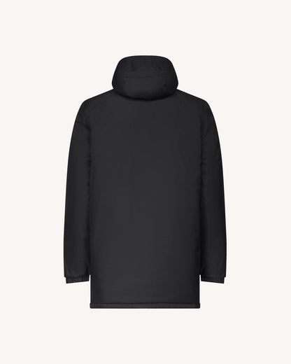 Doudoune longue réversible à capuche Noir Amsterdam 2.0