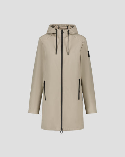 Parka mi-longue légère Beige Erika