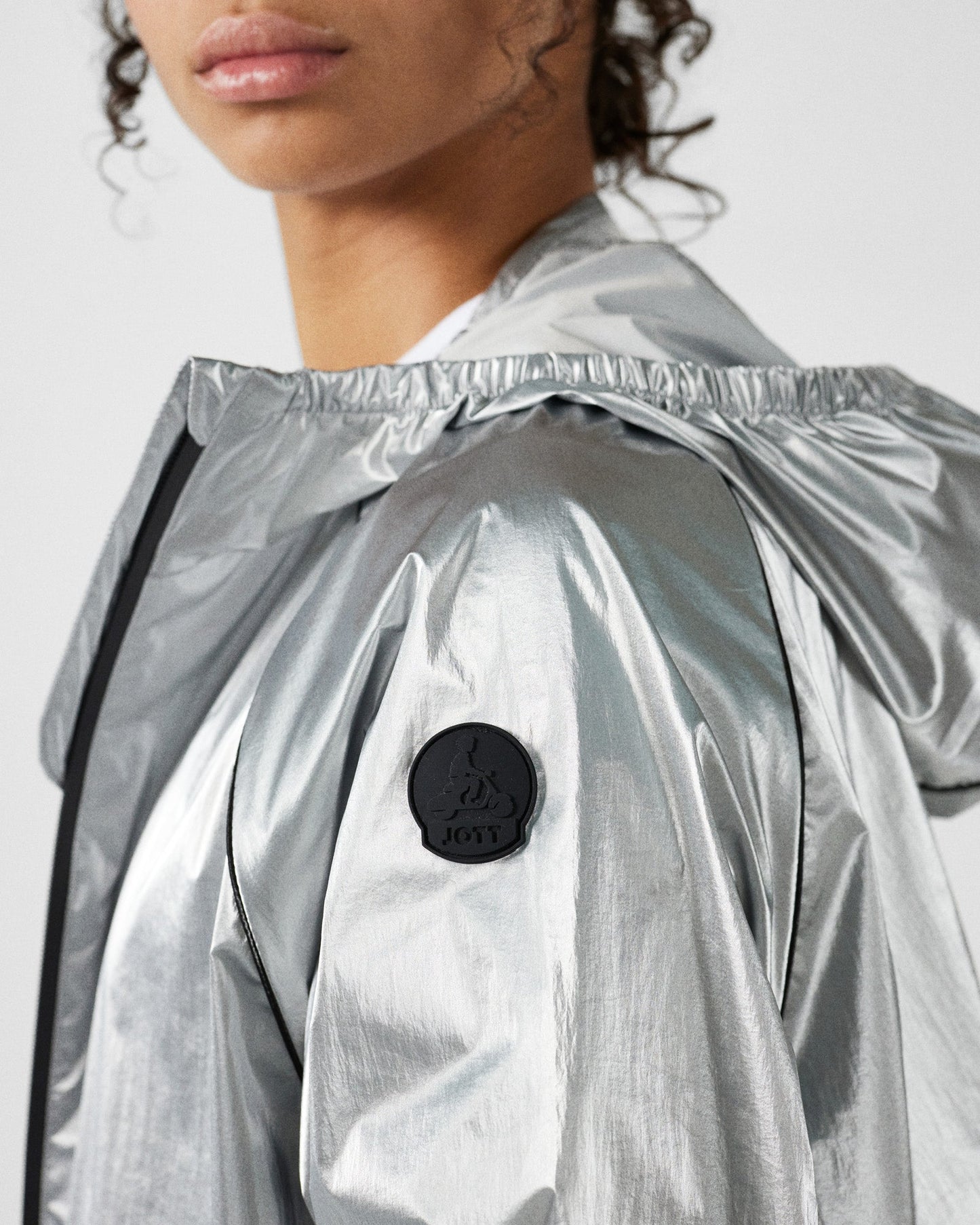 Coupe-vent métallisé Argent Izumi