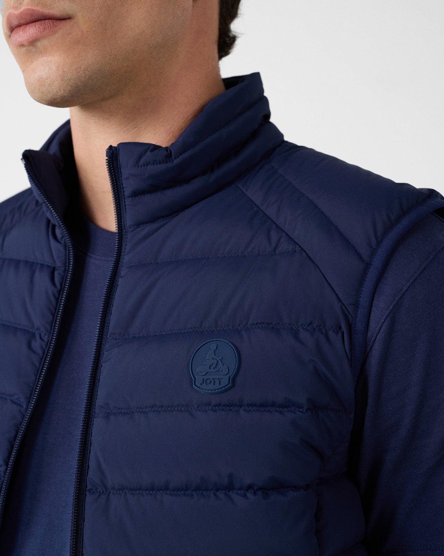 Doudoune sans manches stretch Marine Arafo