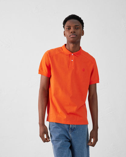 Polo en coton Rouge feu Alvaro