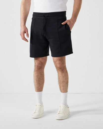 Short bimatière Noir Mustang