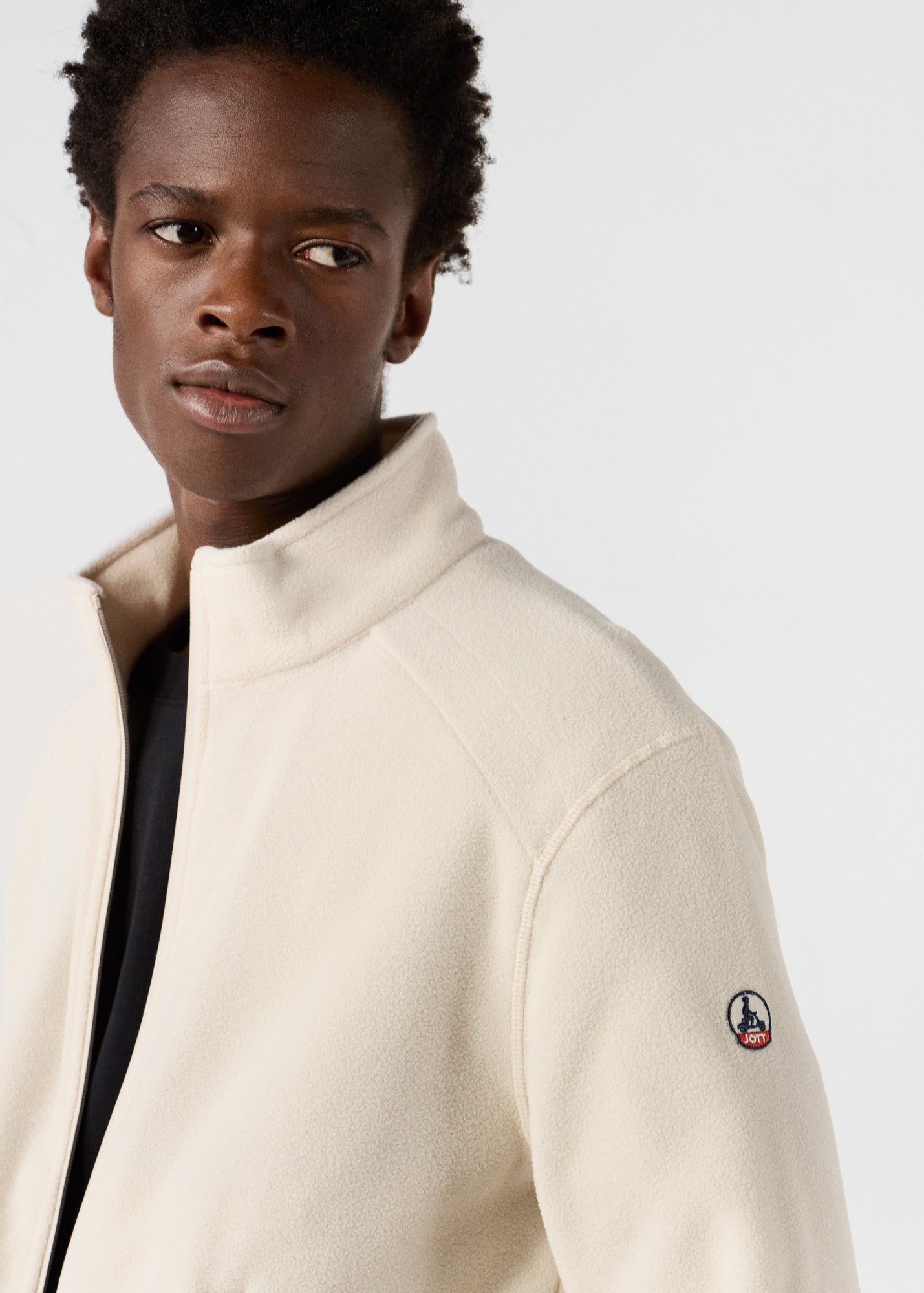 Veste zippée en polaire Naturel Loid