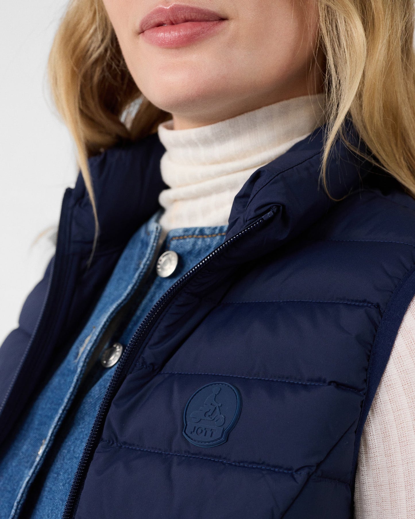 Doudoune sans manches stretch Marine Grenada