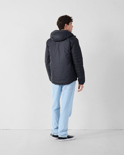 Doudoune réversible Noir/bleu cobalt Brummen