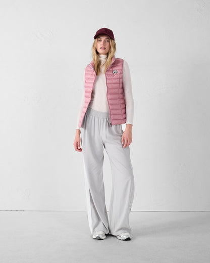 Doudoune légère sans manches Rose antique Seda