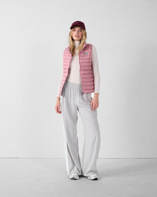 Doudoune légère sans manches Rose antique Seda