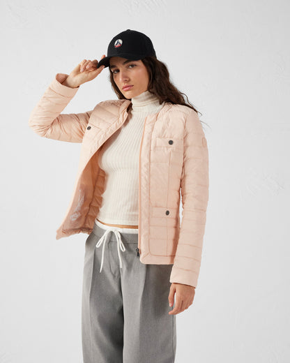 Doudoune stretch légère Pêche clair Ingrid