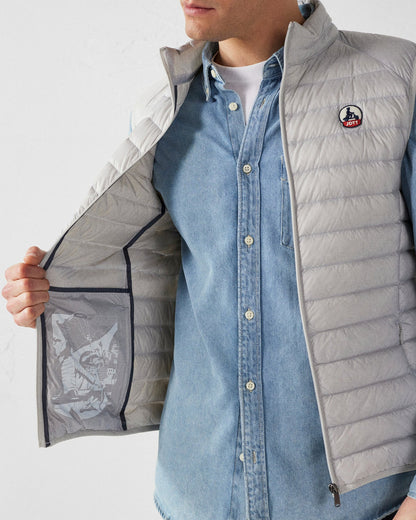 Doudoune sans manches Gris glace Tom