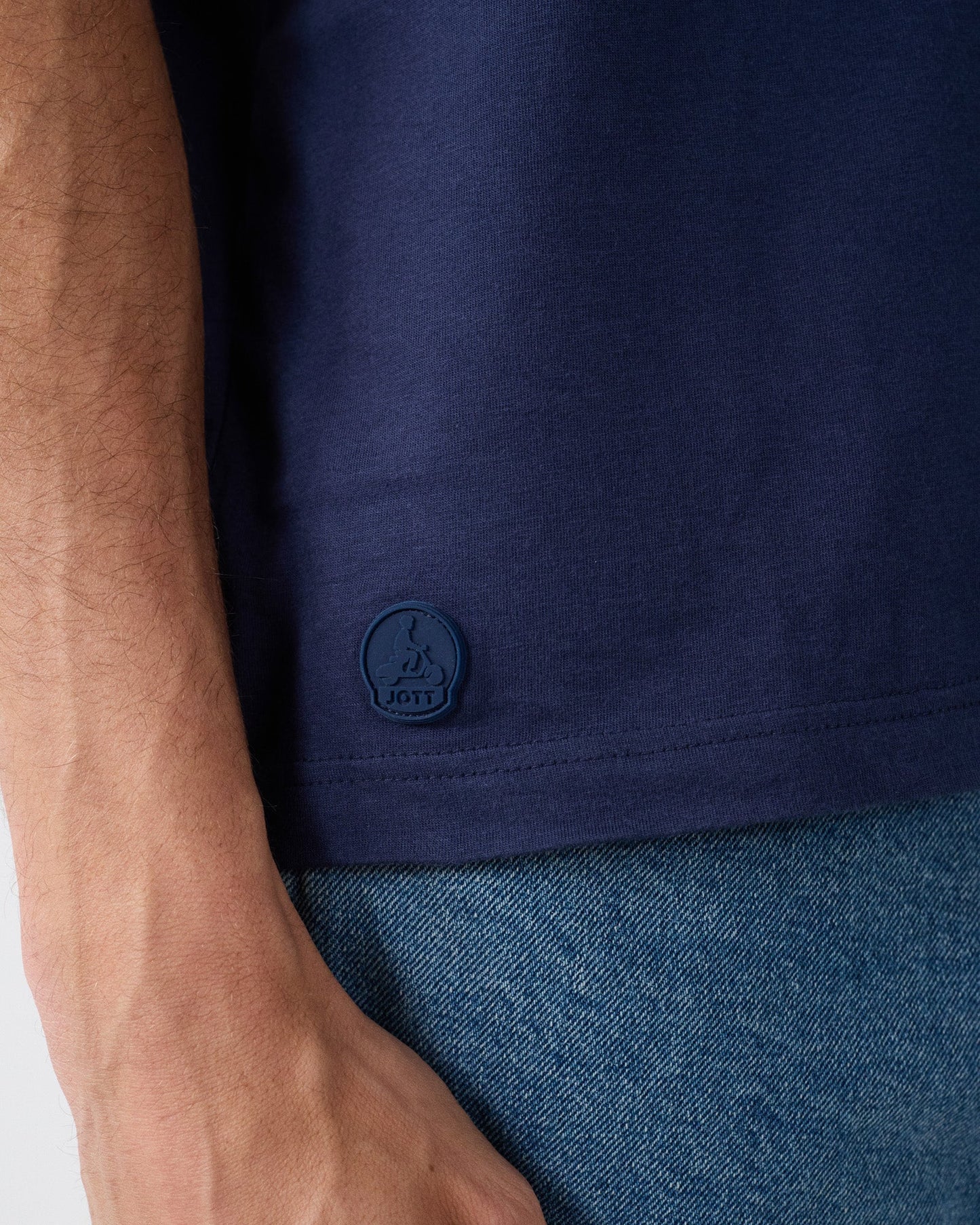 T-Shirt à col rond Marine Petro