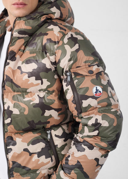Doudoune Grand Froid  Camo sucre roux Java print