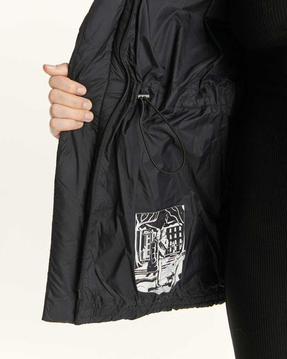 Doudoune à capuche Grand Froid Noir Luxe 2.0