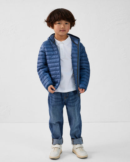 Polo enfant en coton Blanc Ciro