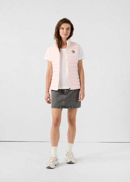 Doudoune légère sans manches Rose pétale Seda